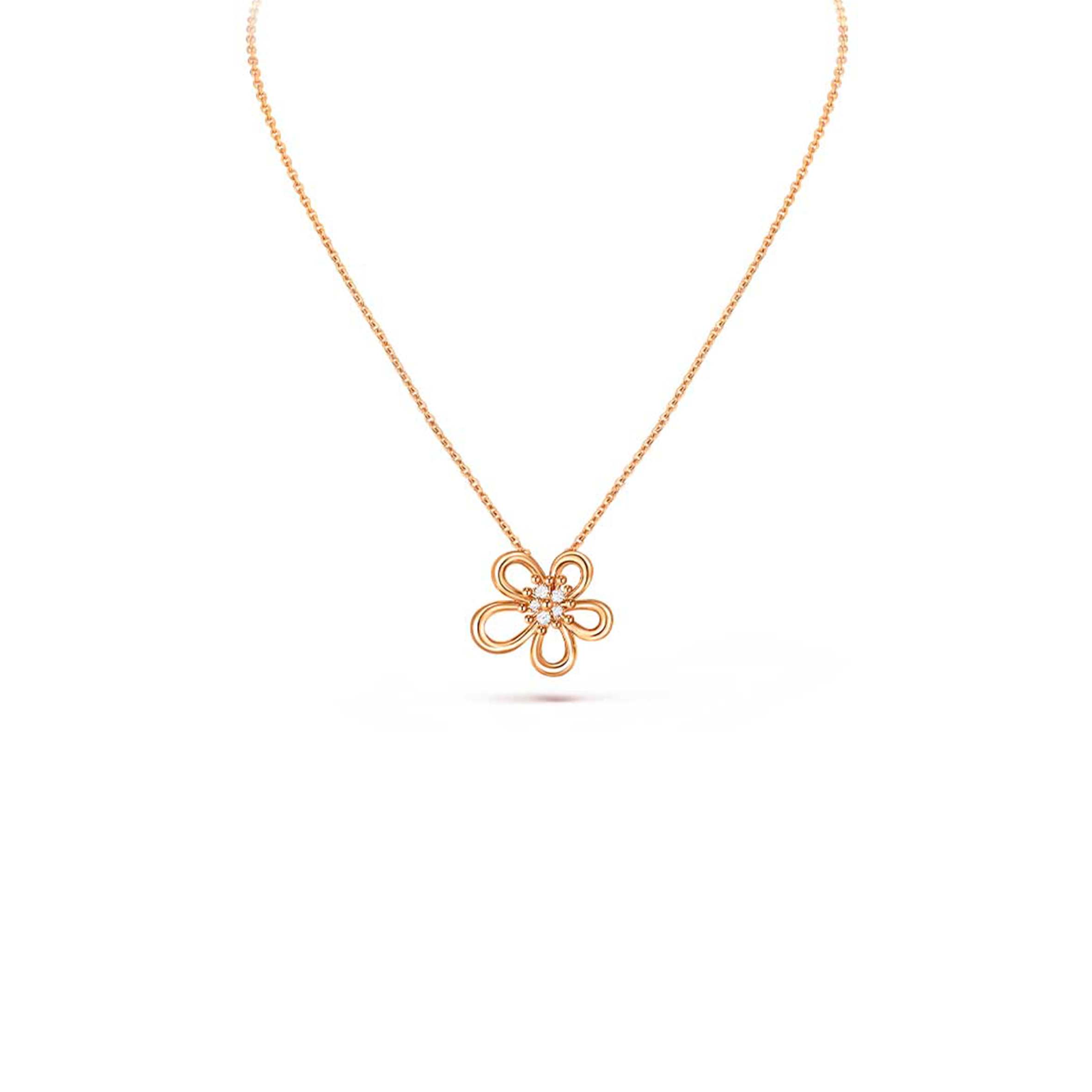 VAN CLEEF ARPELS FLOWERLACE PENDANT VCARPME200 001
